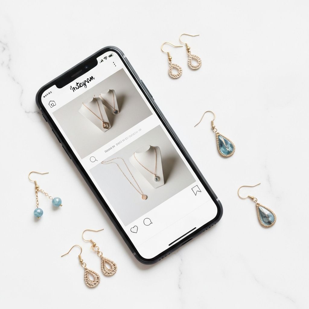 Instagramでのアクセサリー販売運用画面