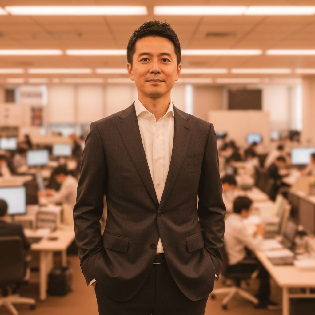 仕事に熱中するビジネスパーソン